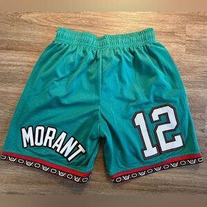 NBA Teal Morant Athletic Shorts Brand New